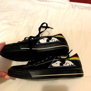 Size 7 Snoopy Dark Side of the Moon shoes